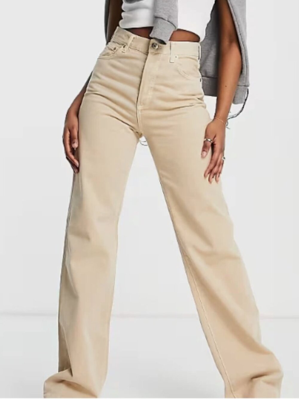 MANGO BEIGE JEANS